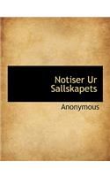 Notiser Ur Sallskapets: (Latin)