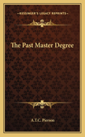 Past Master Degree