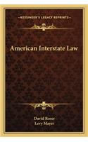 American Interstate Law