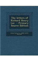 Letters of Richard Henry Lee