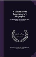 Dictionary of Contemporary Biography