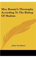 Mrs. Besant's Theosophy According To The Bishop Of Madras