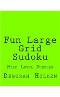 Fun Large Grid Sudoku: Mild Level Puzzles(English)