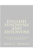 English Synonyms and Antonyms