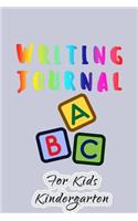 Writing Journal For Kids Kindergarten
