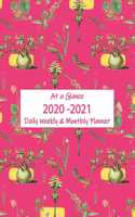 At a Glance 2020-2021 Daily Weekly & Monthly Planner