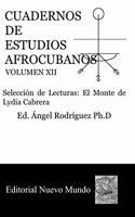Cuadernos de Estudios Afrocubanos Volumen XII
