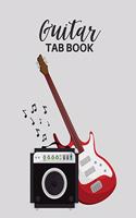 Guitar Tab Book: Tablature Notebook/Journal For Guitarists, Musicians and Music Lovers In Grey, Gifts For Guitar Players, Enthusiasts, Teachers, Women and Men (8,5" 