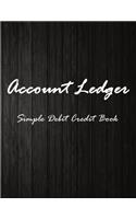Accounting Ledger Simple Debit Credit Book