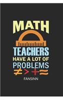 Funny School Math Teacher Notebook