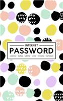 Internet Password Logbook - Journal - Libreta - Cahier - Taccuino - Notizbuch