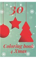 30 coloring book 4 Xmas