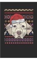 Ugly Christmas - Labrador: Graph Ruled Notebook / Journal (6" X 9" - 5 X 5 Graph Ruled) - Christmas Gift for Kids, Teens, Mom And Dad