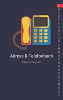 Adress und Telefonbuch mit A-Z Register