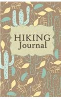 Hiking Journal: Hike Log Book - 50 Hikes - Compact Hiking Notebook (Outdoor Journal - Travelers Notebook - For Boy Scouts or Girl Scouts and Hikers - Cactus