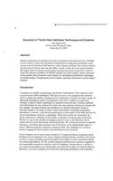 Summary of Tactile User Interfaces Techniques and Systems