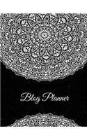 Blog Planner: Beauty Mandala, 2019 Weekly Monthly Planner, Daily Blogger Posts for 12 Months, Calendar Social Media Marketing, Large Size 8.5" X 11" Bogging Manager Schedule