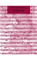 Blank Sheet Music Notebook