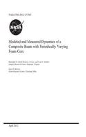Modeled and Measured Dynamics of a Composite Beam with Periodically Varying Foam Core