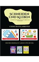 Coole Bastelarbeiten (Schneiden und Kleben von Autos, Booten und Flugzeugen): Ein tolles Geschenk für Kinder, das viel Spaß macht.