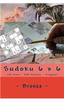 Sudoku 6 X 6 - 250 Even - Odd Puzzles - Diagonal - Bronze