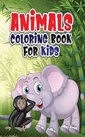 Animals coloring book for kids
