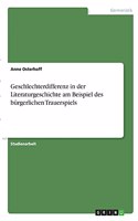 Geschlechterdifferenz in der Literaturgeschichte am Beispiel des bürgerlichen Trauerspiels