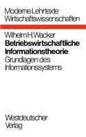 Betriebswirtschaftliche Informationstheorie