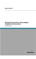 Multiprojektcontrolling - Notwendigkeit, Aufgaben und Instrumente