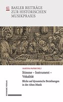 Stimme - Instrument - Vokalitat