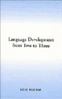 Language Development from Two to Three