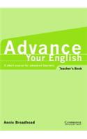Advance your English Teacher's book
