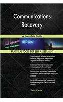Communications Recovery A Complete Guide