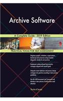 Archive Software A Complete Guide - 2019 Edition