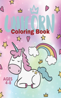 Unicorn Coloring Book: For Kids Ages 4-8