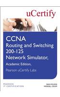 CCNA Routing and Switching 200-125 Network Simulator, Pearson Ucertify Academic Edition Student Access Card