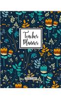 Teacher Lesson Planner: Undated Weekly Academic Plan Book For School Teachers