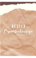 Bester Papiertechnologe: Tolles Notizbuch 110 Seiten mit Punkteraster gepunktet Dot Grid (6x9 /15.24 x 22.86 cm) Geschenk an einen besondern Menschen