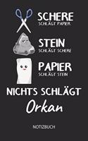 Nichts schlägt - Orkan - Notizbuch