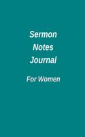 Sermon Notes Journal for Women