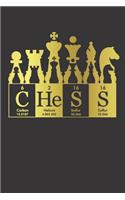 Notebook for Chess Lovers and Players periodic table of elements