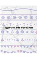 Tagebuch für Seebären: Tagebuch mit Punkteraster * A4-Format