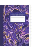 Graph Composition Notebook: Abstract Marble Graphing Notebook 1 cm Square Graph Paper Quad Ruled Notebook Graph Composition Book Science & Math Notebook School Business Office (2 Squared Paper Notebook)
