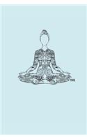 Yoga: Notebook Yoga Meditation Namaste Notizbuch Journal 6x9 Lined