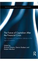 Future of Capitalism After the Financial Crisis