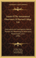 Annals Of The Astronomical Observatory Of Harvard College V43