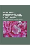 Thomae Hobbes Malmesburiensis Opera Philosophica Quae Latine Scripsit Omnia (4)