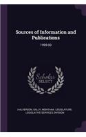 Sources of Information and Publications