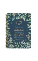 Wirebound Daily Planner 2021 Great Is His Faithfulness