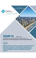 SIGIR 14 V1 37th Annual ACM SIGIR Conference on Information Retrieval: (English)
